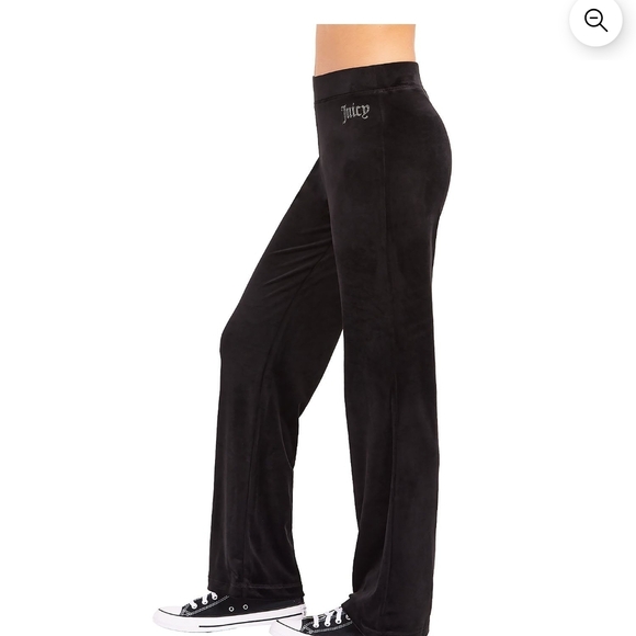 Juicy Couture Black Velour Tracksuit - Picture 6 of 7